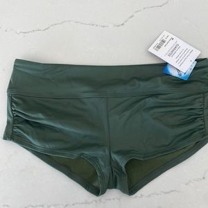 NWT Athleta Swim shirred Boy Shorts